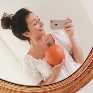 Anthropology peasant top ✨